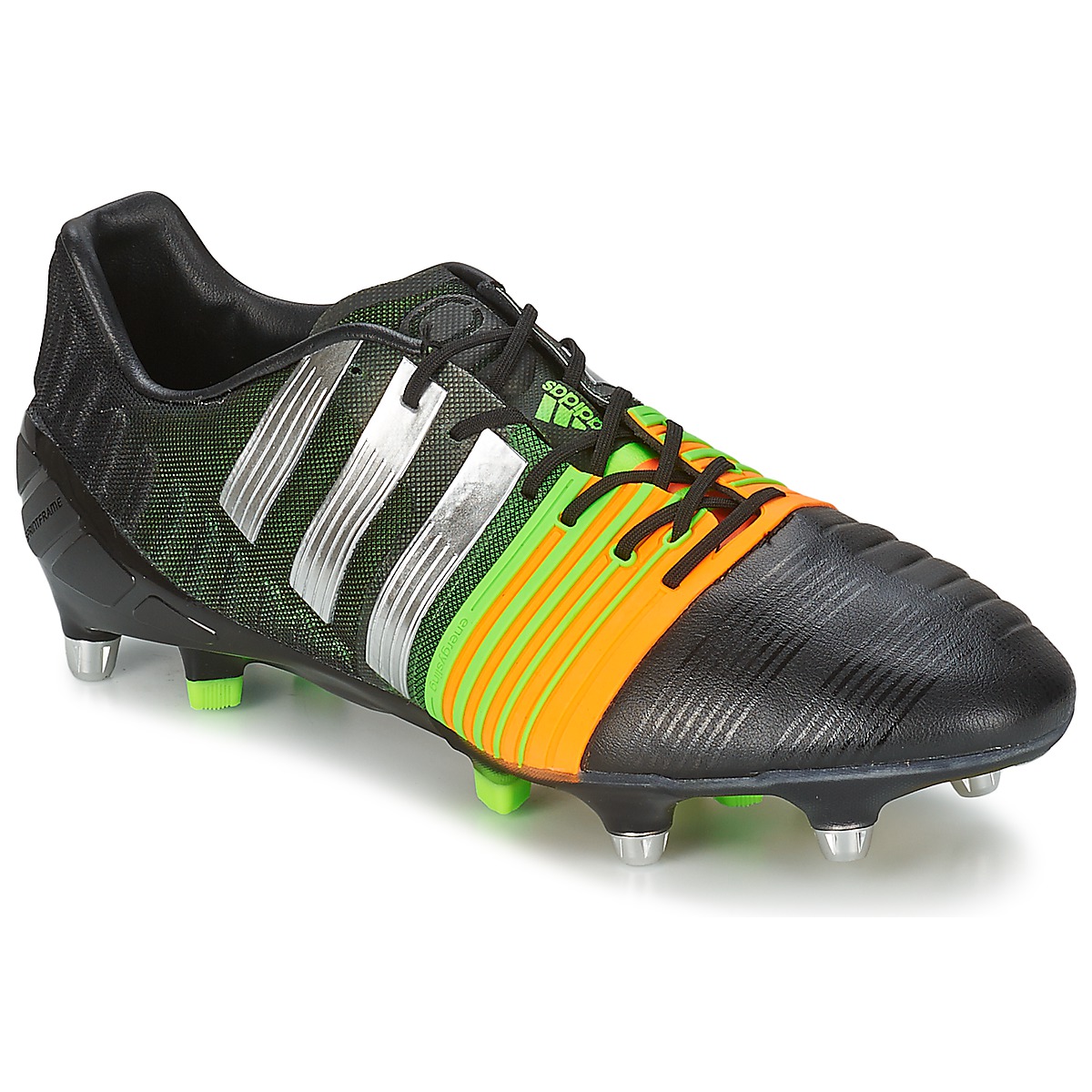 鞋子 男士 足球 adidas Performance 阿迪达斯运动训练 NITROCHARGE 1.0 SG 黑色 / 黄色