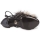 鞋子 女士 短靴 Roberto Cavalli 罗伯特·卡沃利 QPS612-PJ032 黑色 / 皮草