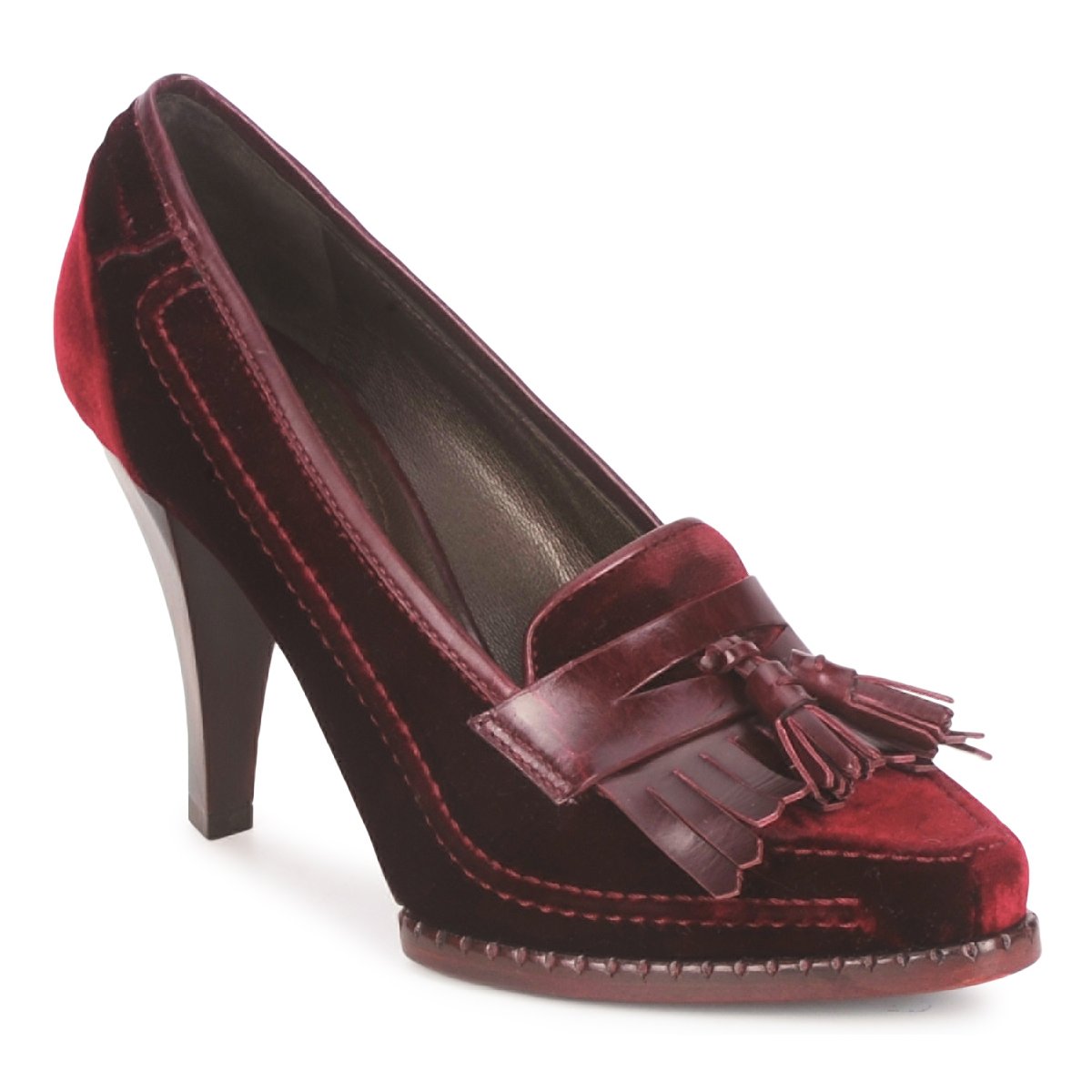 鞋子 女士 高跟鞋 Roberto Cavalli 罗伯特·卡沃利 QDS629-VL415 红色 / 波尔多红