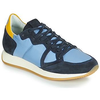 鞋子 女士 球鞋基本款 PHILIPPE MODEL MONACO VINTAGE BASIC 蓝色 / 黄色