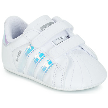 鞋子 女孩 球鞋基本款 Adidas Originals 阿迪达斯三叶草 SUPERSTAR CRIB 白色
