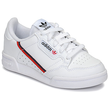 鞋子 儿童 球鞋基本款 Adidas Originals 阿迪达斯三叶草 CONTINENTAL 80 J 白色