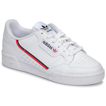 鞋子 儿童 球鞋基本款 Adidas Originals 阿迪达斯三叶草 CONTINENTAL 80 J 白色