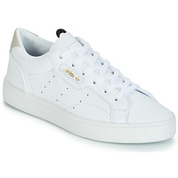 鞋子 女士 球鞋基本款 Adidas Originals 阿迪达斯三叶草 adidas SLEEK W 白色