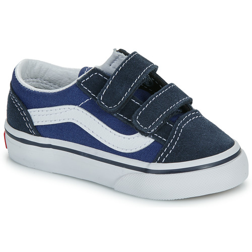 鞋子 儿童 球鞋基本款 Vans 范斯 OLD SKOOL 海蓝色 / 白色