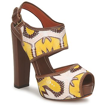 鞋子 女士 凉鞋 Missoni TM81 棕色 / 米色 / 黄色