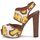 鞋子 女士 凉鞋 Missoni TM81 棕色 / 米色 / 黄色