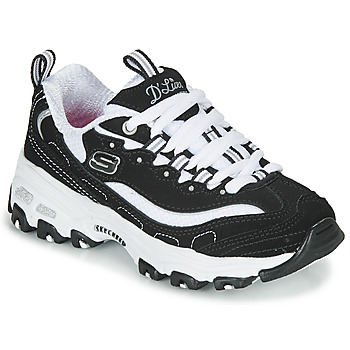 鞋子 女孩 球鞋基本款 Skechers 斯凯奇 D'LITES 黑色 / 白色