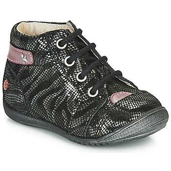鞋子 女孩 短筒靴 GBB NICOLE 黑色 / 银灰色