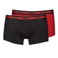 内衣 男士 拳击 HUGO - Hugo Boss TRUNK TWIN PACK X2 黑色 / 红色