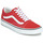 鞋子 球鞋基本款 Vans 范斯 OLD SKOOL 红色