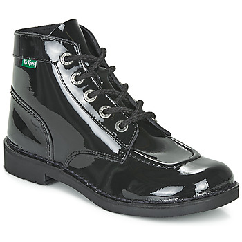鞋子 女士 短筒靴 Kickers KICK COL 黑色 / 漆皮