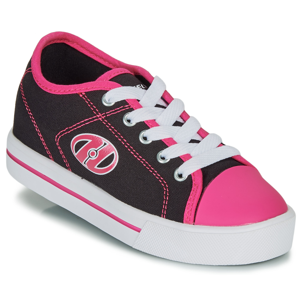 鞋子 女孩 轮滑鞋 Heelys CLASSIC X2 黑色 / 玫瑰色