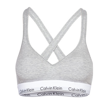 内衣 女士 胸衣 Calvin Klein Jeans MODERN COTTON BRALETTE LIFT 灰色