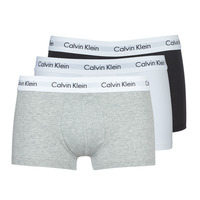 内衣 男士 拳击 Calvin Klein Jeans COTTON STRECH LOW RISE TRUNK X 3 黑色 / 白色 / 灰色 / 中国红