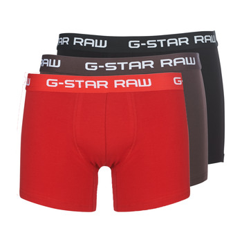 内衣 男士 拳击 G-Star Raw CLASSIC TRUNK CLR 3 PACK 黑色 / 红色 / 棕色
