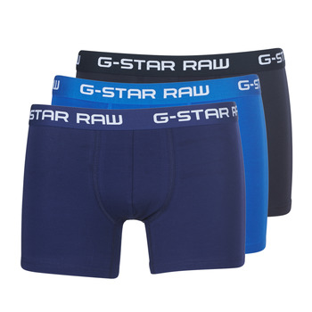 内衣 男士 拳击 G-Star Raw CLASSIC TRUNK CLR 3 PACK 黑色 / 海蓝色 / 蓝色