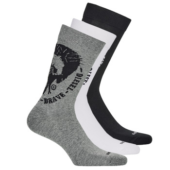 内衣 男士 High socks Diesel 迪赛尔 SKM-RAY-THREEPACK-0EASX-E3843 黑色 / 灰色 / 白色