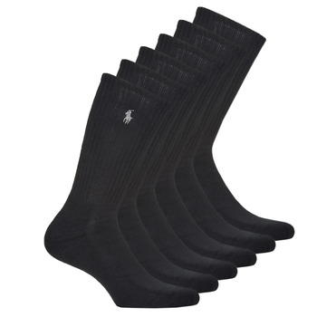 内衣 High socks Polo Ralph Lauren ASX110CREW PP-SOCKS-6 PACK 黑色