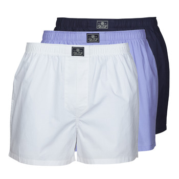 内衣 男士 男士短裤 Polo Ralph Lauren OPEN BOXER-3 PACK-BOXER 白色 / 蓝色 / 海蓝色