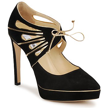 鞋子 女士 高跟鞋 Moschino MA1004 黑色金色