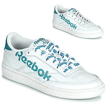 鞋子 女士 球鞋基本款 Reebok Classic CLUB C 86 白色 / 蓝色