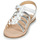 鞋子 女孩 凉鞋 Citrouille et Compagnie MAYANA 白色 / 银色