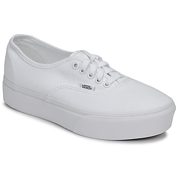 鞋子 女士 球鞋基本款 Vans 范斯 AUTHENTIC PLATFORM 2.0 白色