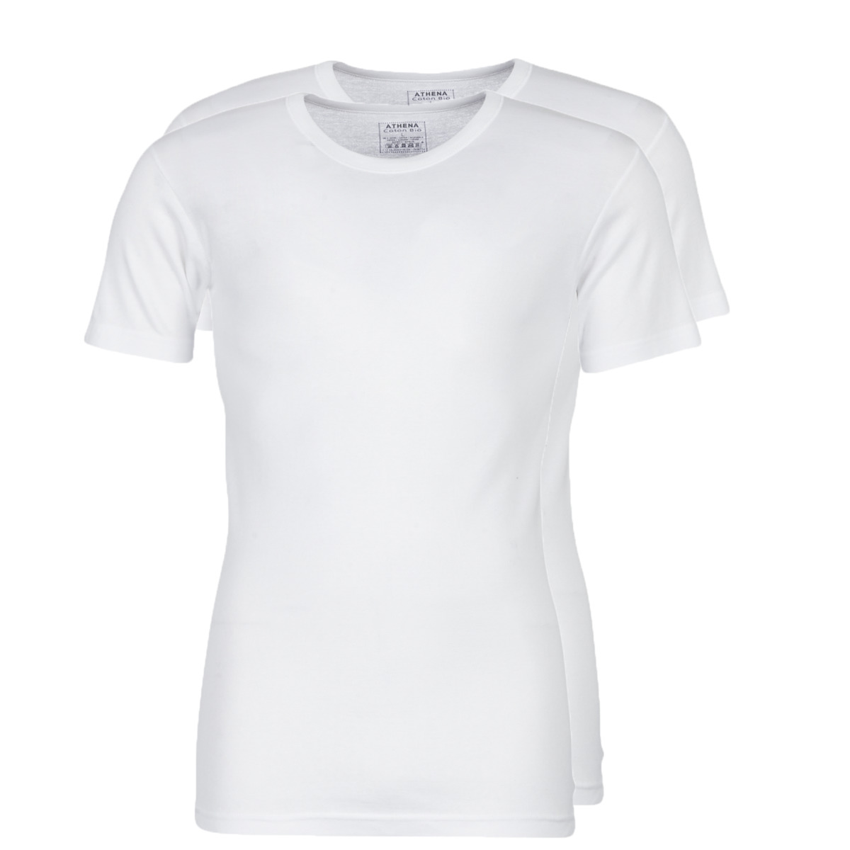 衣服 男士 短袖体恤 Athena T SHIRT COL ROND 白色