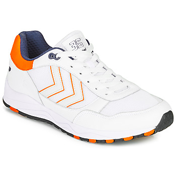 鞋子 男士 球鞋基本款 Hummel 3-S SPORT 白色 / 橙色
