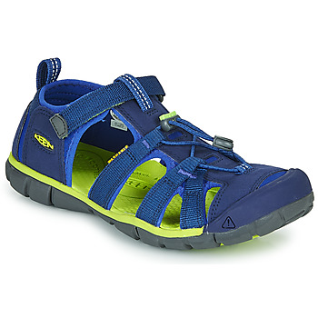 鞋子 儿童 凉鞋 Keen SEACAMP II CNX 蓝色 / 绿色