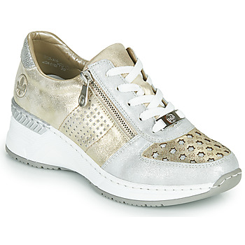 鞋子 女士 球鞋基本款 Rieker 瑞克尔 LEA 金色 / 银灰色