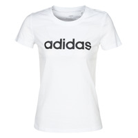 衣服 女士 短袖体恤 adidas Performance 阿迪达斯运动训练 E LIN SLIM T 白色