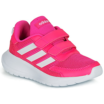 鞋子 女孩 球鞋基本款 adidas Performance 阿迪达斯运动训练 TENSAUR RUN C 玫瑰色 / 白色