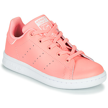鞋子 女孩 球鞋基本款 Adidas Originals 阿迪达斯三叶草 STAN SMITH C 玫瑰色