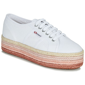 鞋子 女士 球鞋基本款 Superga 2790-COTCOLOROPEW 白色 / 玫瑰色