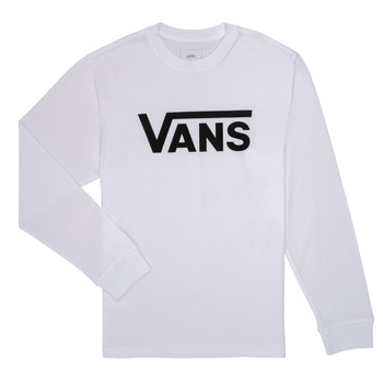 衣服 儿童 长袖T恤 Vans 范斯 BY VANS CLASSIC LS 白色