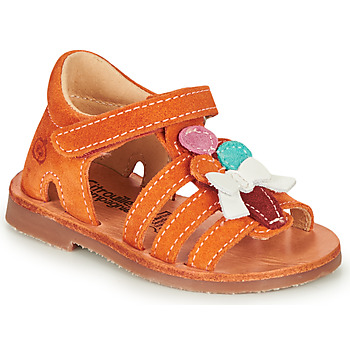 鞋子 女孩 凉鞋 Citrouille et Compagnie MIETTE 橙色