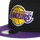 纺织配件 鸭舌帽 New-Era NBA 9FIFTY LOS ANGELES LAKERS 黑色 / 紫罗兰