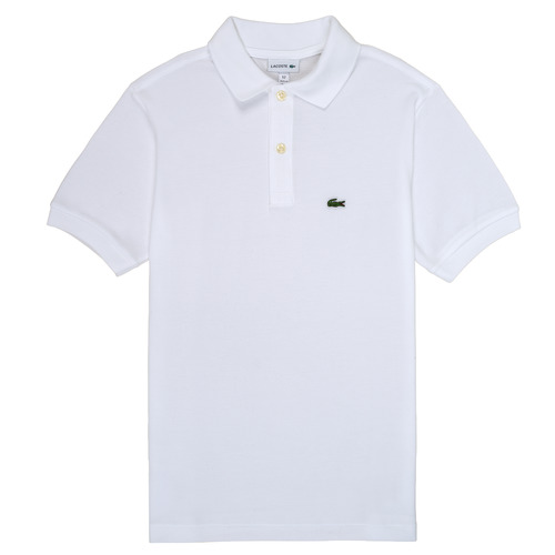 衣服 男孩 短袖保罗衫 Lacoste MOANA 白色