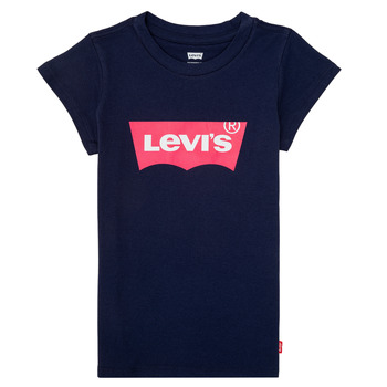 衣服 女孩 短袖体恤 Levi's 李维斯 BATWING TEE 海蓝色