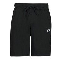 衣服 男士 短裤&百慕大短裤 Nike 耐克 M NSW CLUB SHORT JSY 黑色 / 白色