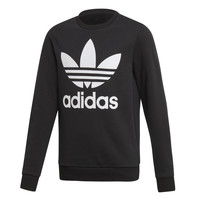 衣服 儿童 卫衣 Adidas Originals 阿迪达斯三叶草 TREFOIL CREW 黑色