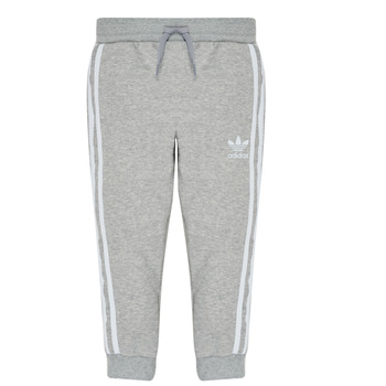 衣服 男孩 厚裤子 Adidas Originals 阿迪达斯三叶草 TREFOIL PANTS 灰色