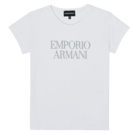 衣服 女孩 短袖体恤 Emporio Armani 8N3T03-3J08Z-0100 白色
