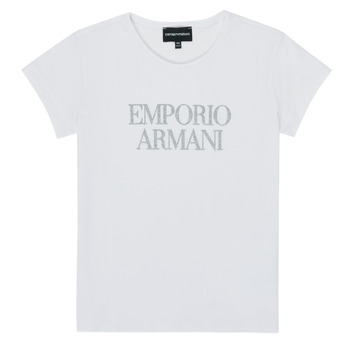 衣服 女孩 短袖体恤 Emporio Armani 8N3T03-3J08Z-0100 白色