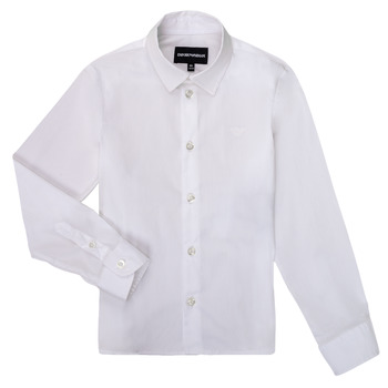 衣服 男孩 长袖衬衫 Emporio Armani 8N4CJ0-1N06Z-0100 白色