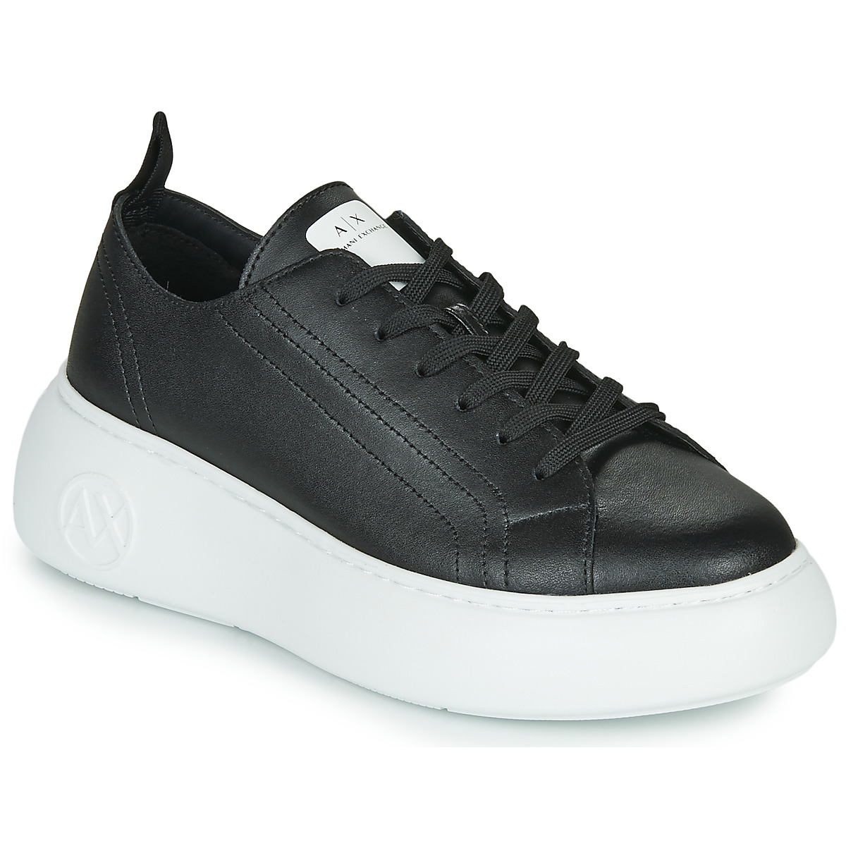 鞋子 女士 球鞋基本款 EMPORIO ARMANI EAX XCC64-XDX043 黑色
