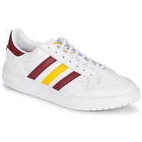 鞋子 球鞋基本款 Adidas Originals 阿迪达斯三叶草 TEAM COURT 白色 / 波尔多红 / 黄色