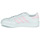鞋子 女士 球鞋基本款 Adidas Originals 阿迪达斯三叶草 TEAM COURT W 白色 / 玫瑰色